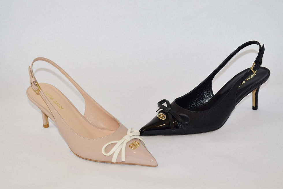 Thumbnail: Sofia Baldi 5858 Leather Sling Back Pump