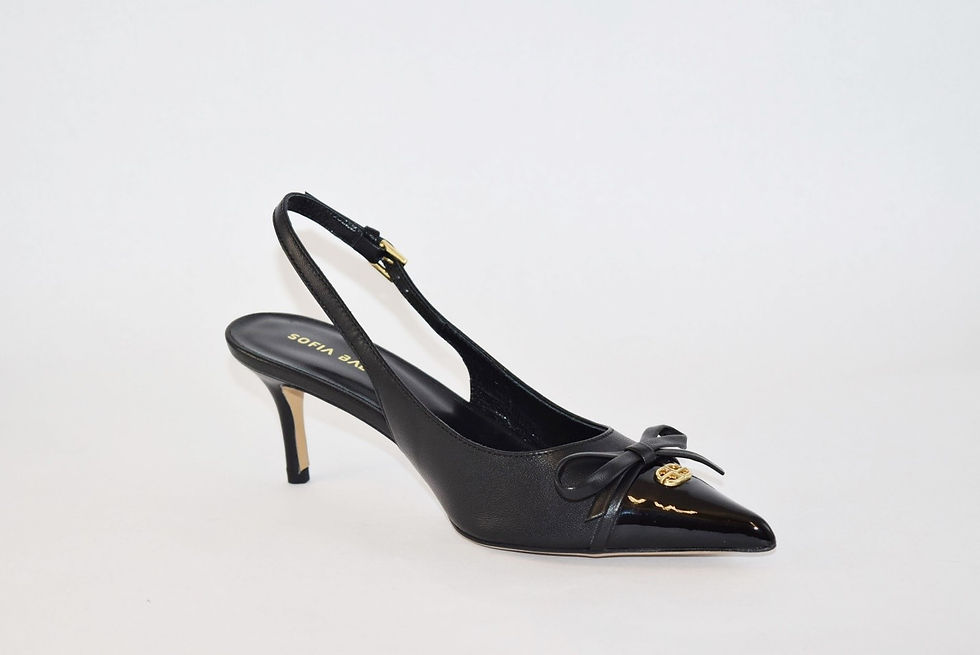 Thumbnail: Sofia Baldi 5858 Leather Sling Back Pump