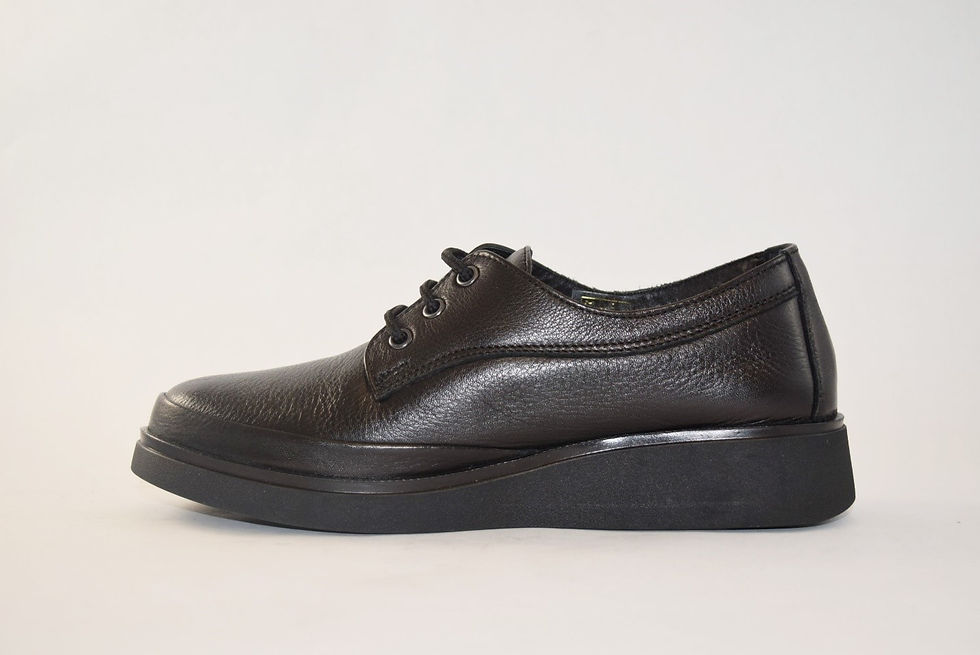 Thumbnail: MAGO 1617 Leather Lace Up Shoes
