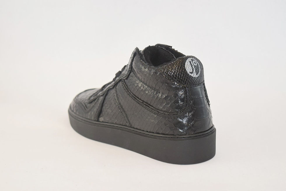 Thumbnail: JO GHOST 234 Python Leather Sneakers