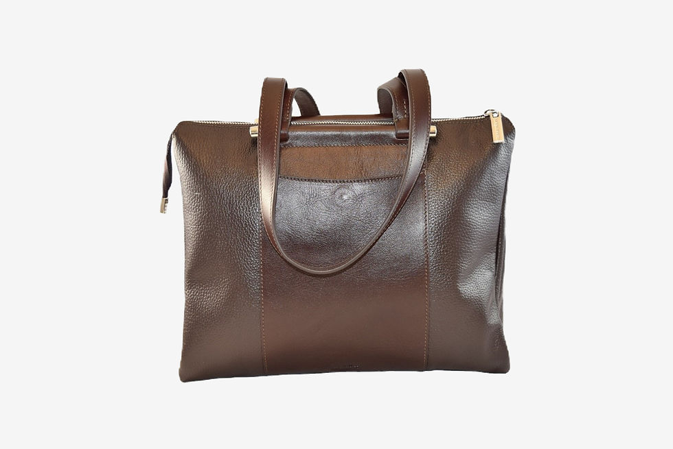 Thumbnail: Karya 2602 Large Leather Bag
