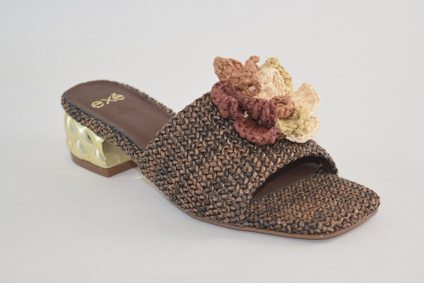 EXE Katy 401 Crochet Raffia Sandal