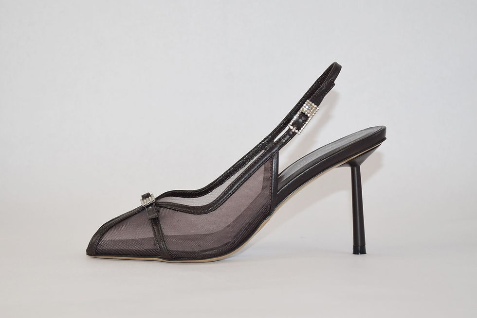 Thumbnail: Sofia Baldi 6241 Peep Toe Sling Back Stiletto Pump