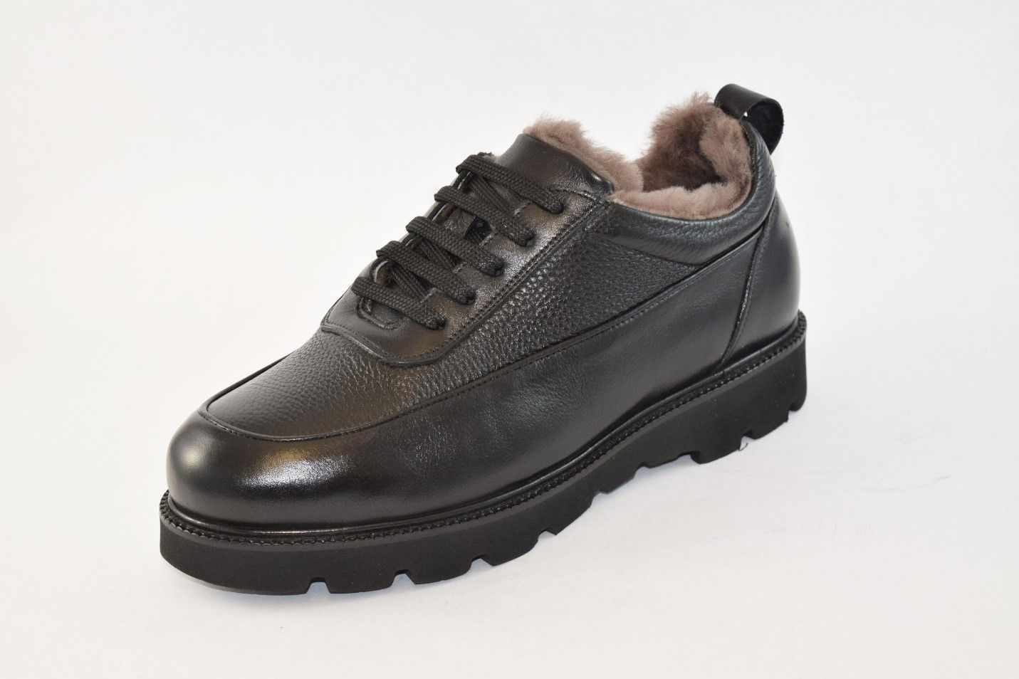 Tsakiris Mallas 19014 Leather Fur Shoe