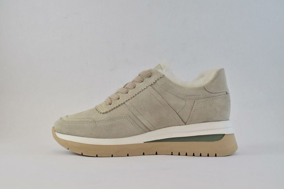 Thumbnail: Iloz 5181 Leather/Suede Leather Fur Sneaker