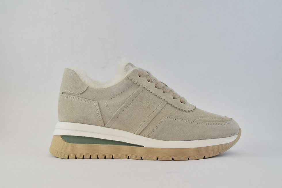Thumbnail: Iloz 5181 Leather/Suede Leather Fur Sneaker