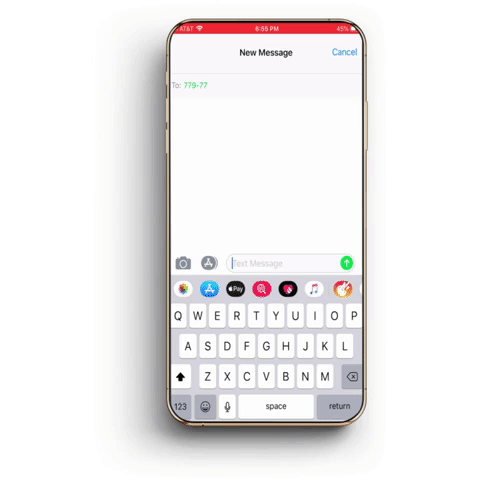 iphone Text To Give.gif