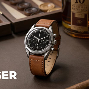 leather watch photography