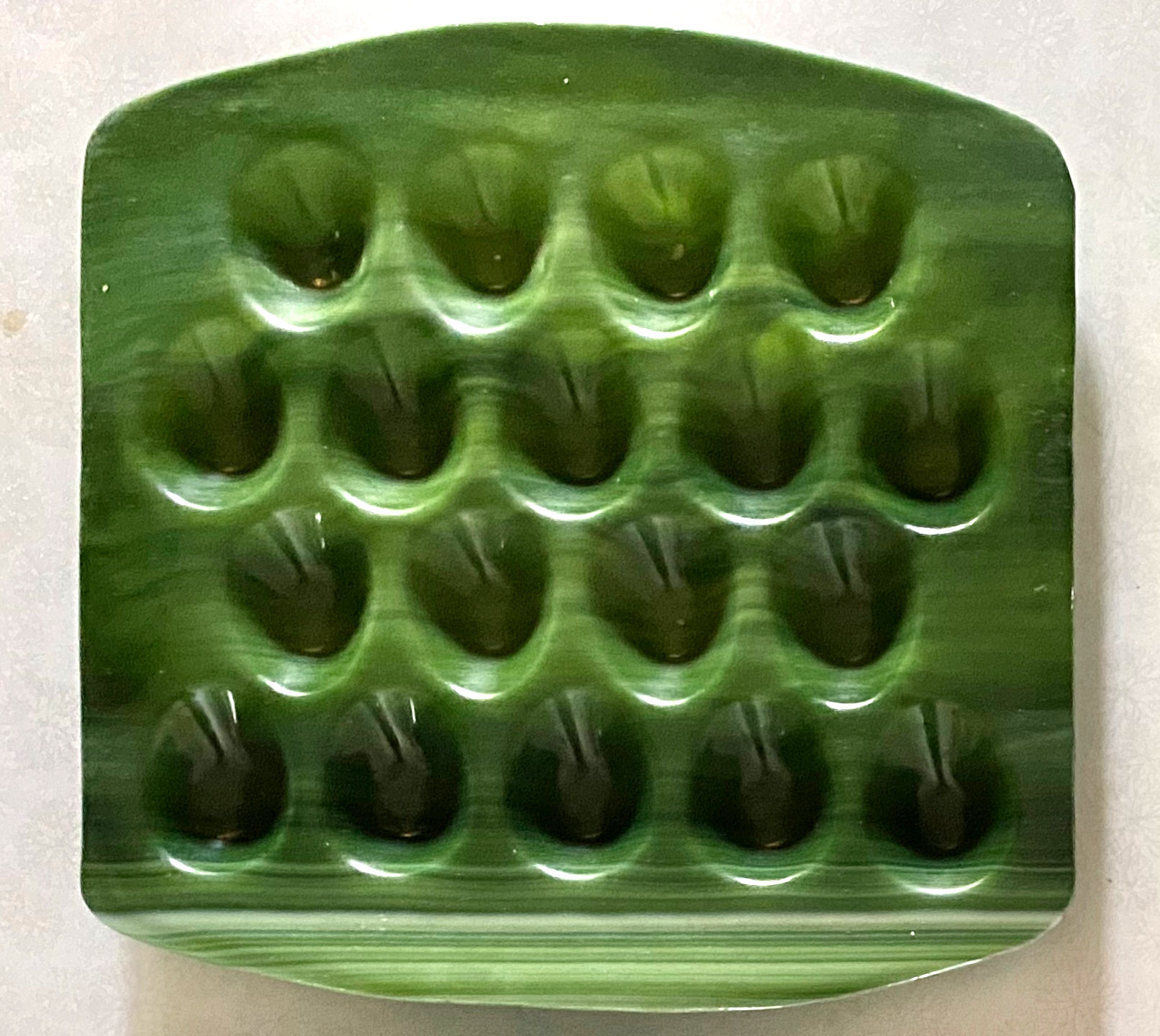 Green Deviled Egg Plate