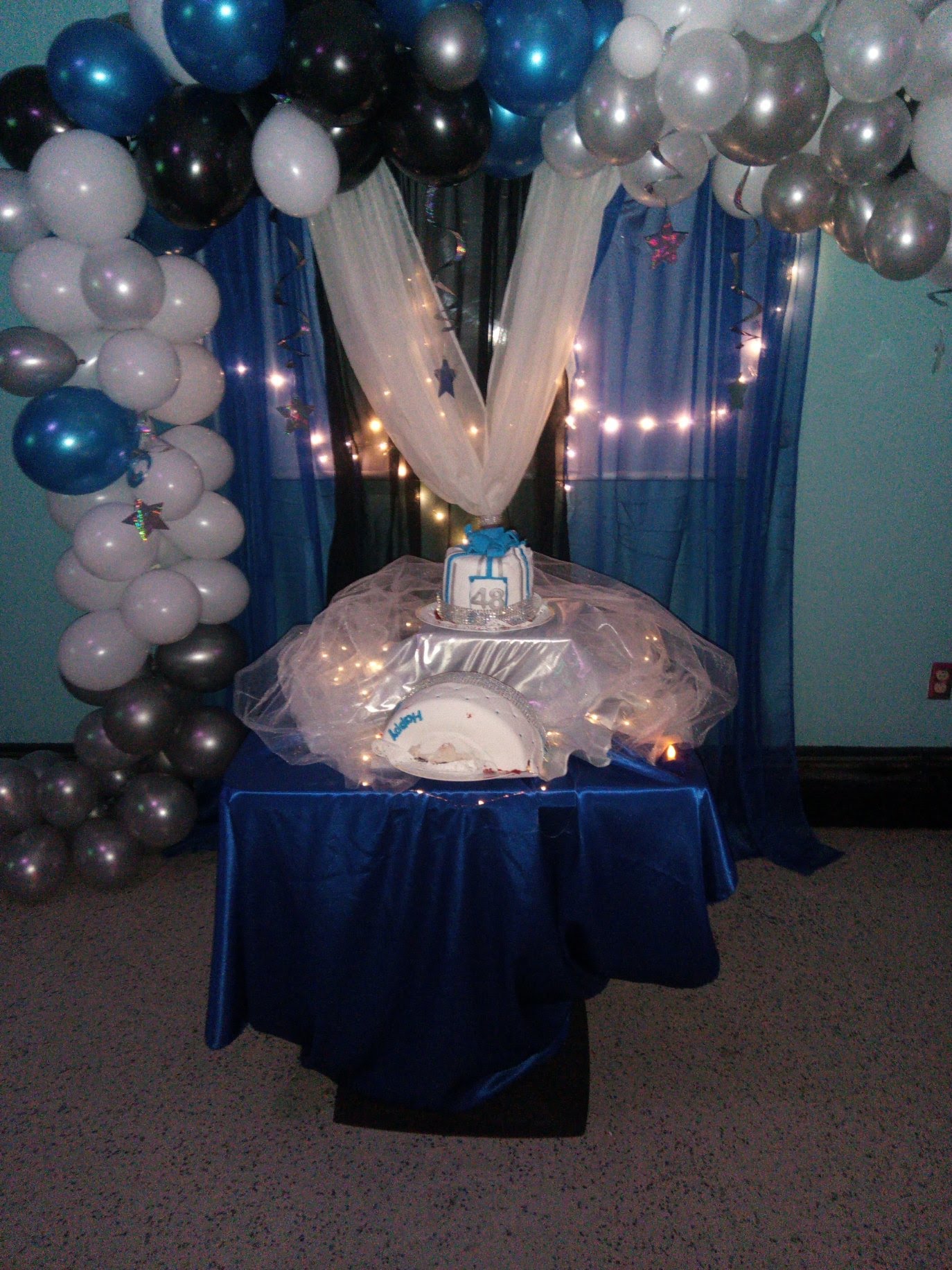 Blue Set up
