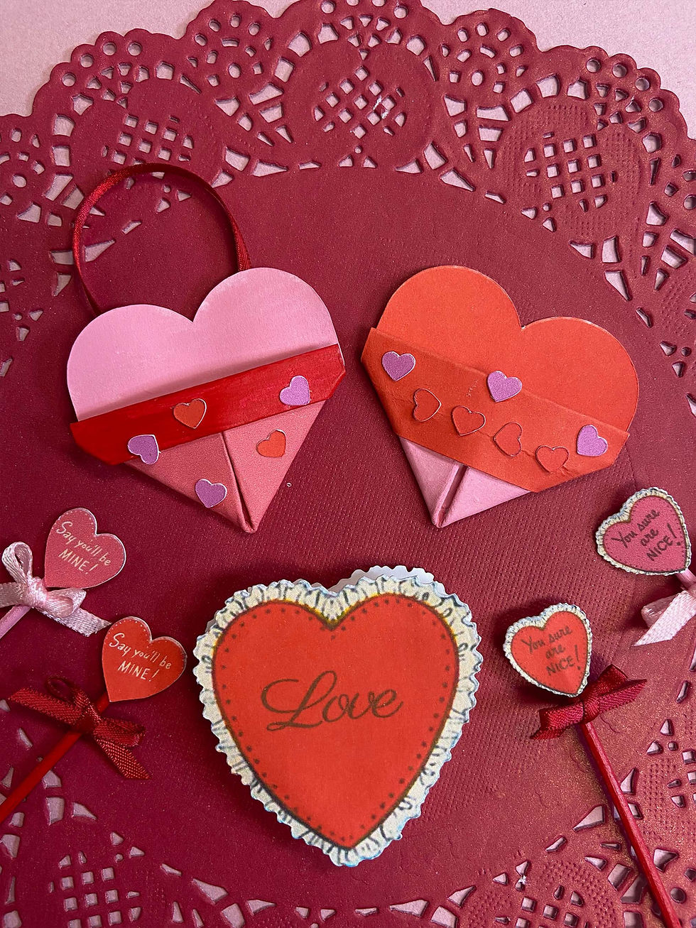 Thumbnail: Vintage Valentine Playset Printable Digital Download for Dolls in 1:6 scale