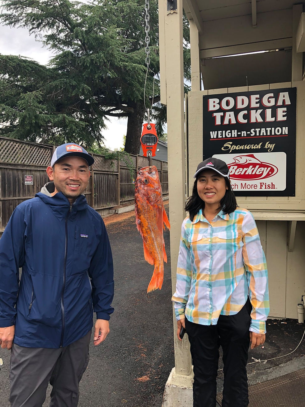 customers-couple at weigh in