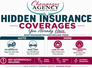 The “Hidden” Insurance Coverages Most Michigan Residents Already Have (But Don’t Realize)