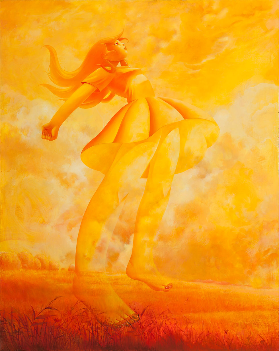 The Wind Raises 145×115cm