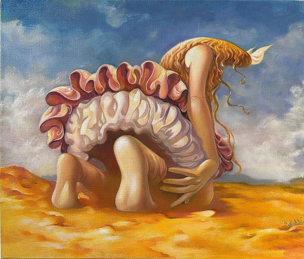 Heat_oil on Canvas_23x27inch_2025_weiyan