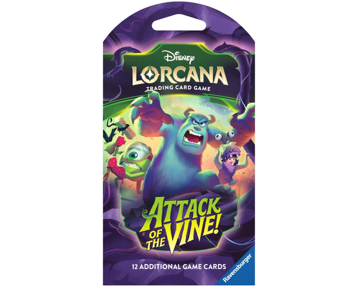 Disney Lorcana: Attack of the Vine! Sleeved Booster Pack