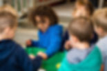 Children playing in sand pit at Cobham Street Te Whare Rama Kindergarten in Spreydon