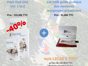 Découvrez le Pack état civil + clé USB
