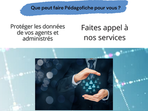 Pédagofiche peut protéger les données de vos agents et administrés