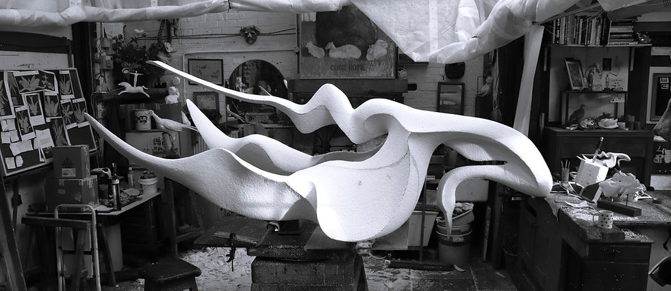 Untitled (Falling Bird) WIP- To be Fibreglassed 2.JPG