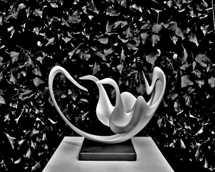 'Now at last you stand before us, how we love you, darling bird' chamber style maquette sculpted by Ben Poole Phillips