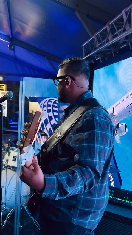 Louis Adams Symphony at the United Airlines BBQ Cook-Off Tent