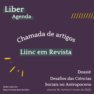 Chamada de artigos para o volume 18 da Liinc em Revista!