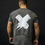 Miniaturbild: Oversize Shirt, X, kurzarm, grau, hinten