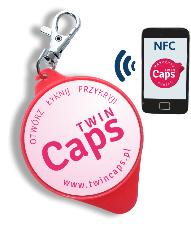 Brelok TwinCaps NFC