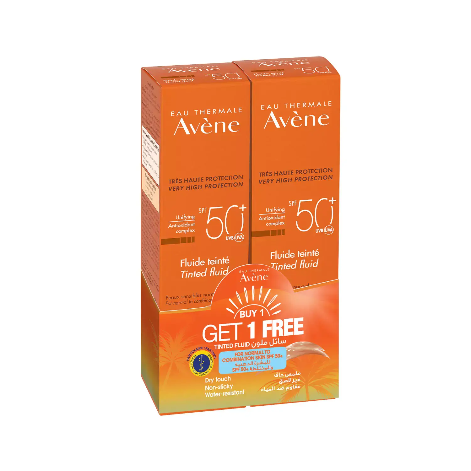 Avene Sunscreen SPF 50 Tinted Fluid 50 ml Advantage Packet