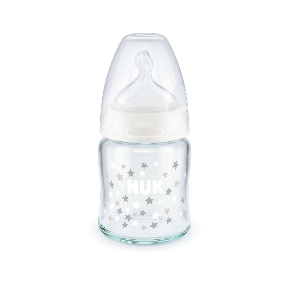 Thumbnail: NUK First Choice Plus Glass Bottle 120ml glass bottle for water