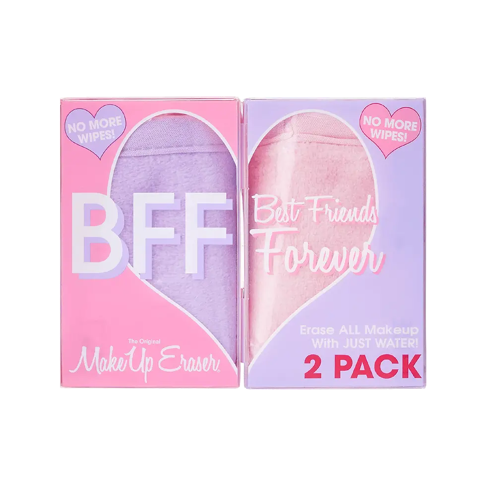 Makeup Eraser Cloth  Bff - 2 Mini Plus Erasers   Makeup Remover & Wipes