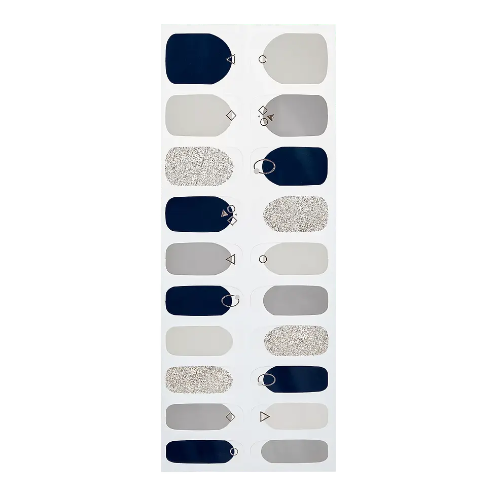 الصورة المصغرة: Bloop Nail Stickers High Fashion - 20 pcs buy sticker for nails