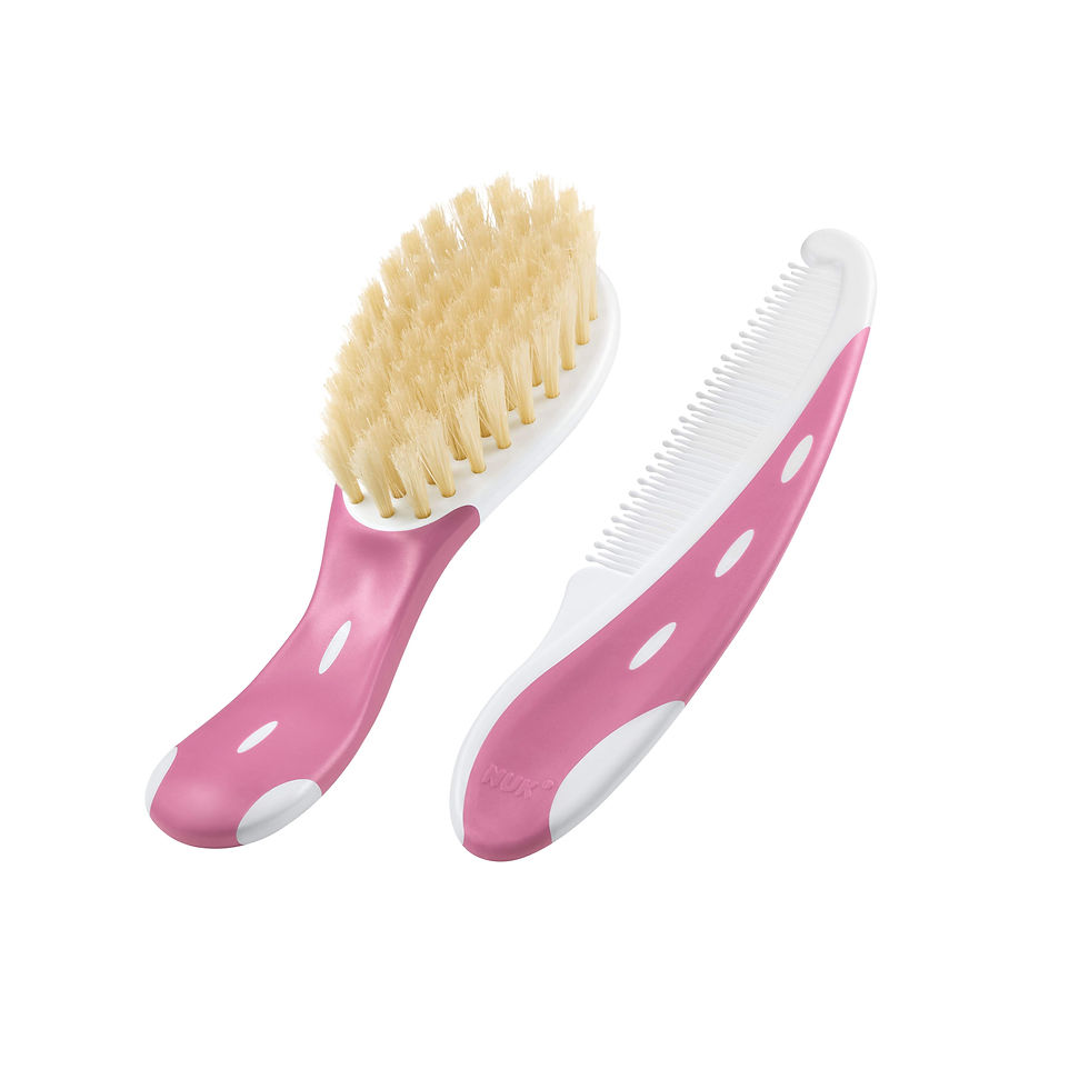 Thumbnail: Nuk Baby Hairbrush With Comb buy baby comb brush