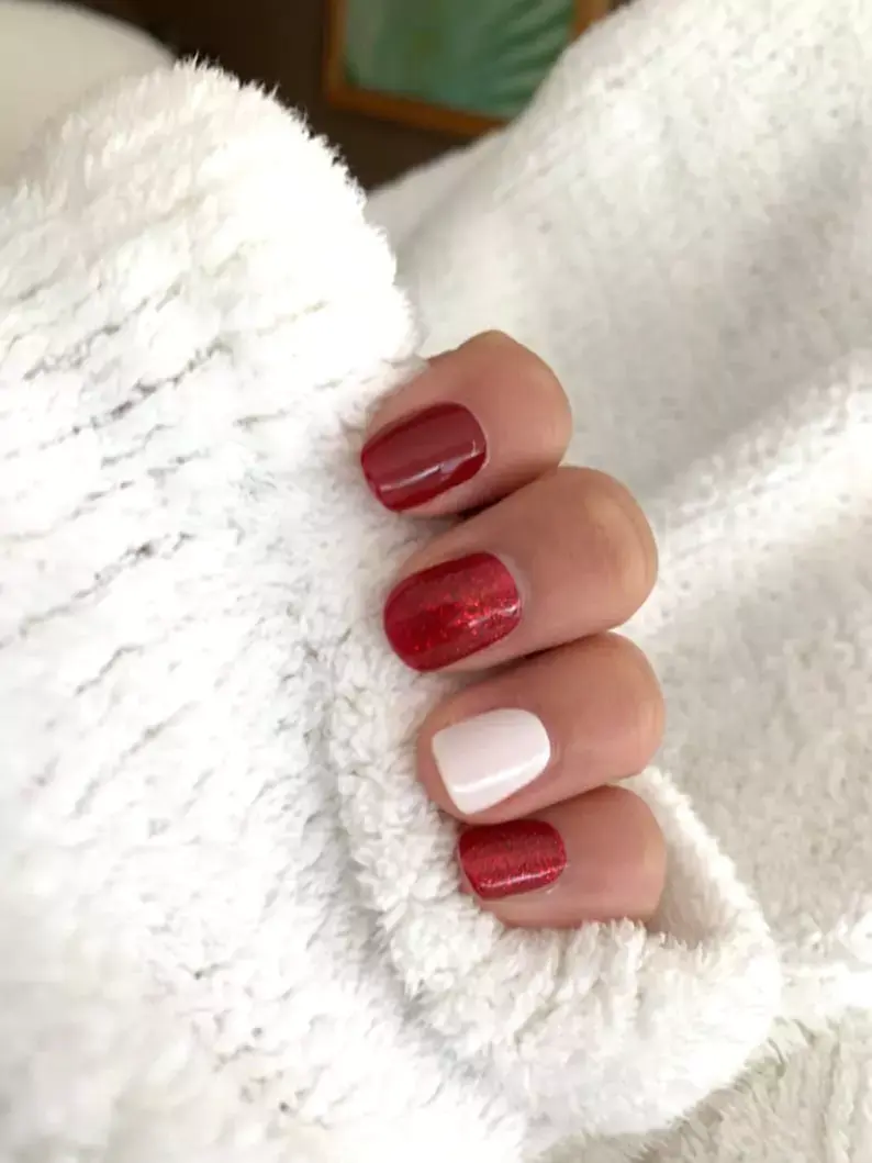 الصورة المصغرة: Bloop Nail Stickers PROMISES (RED) - 10g nail stickers red