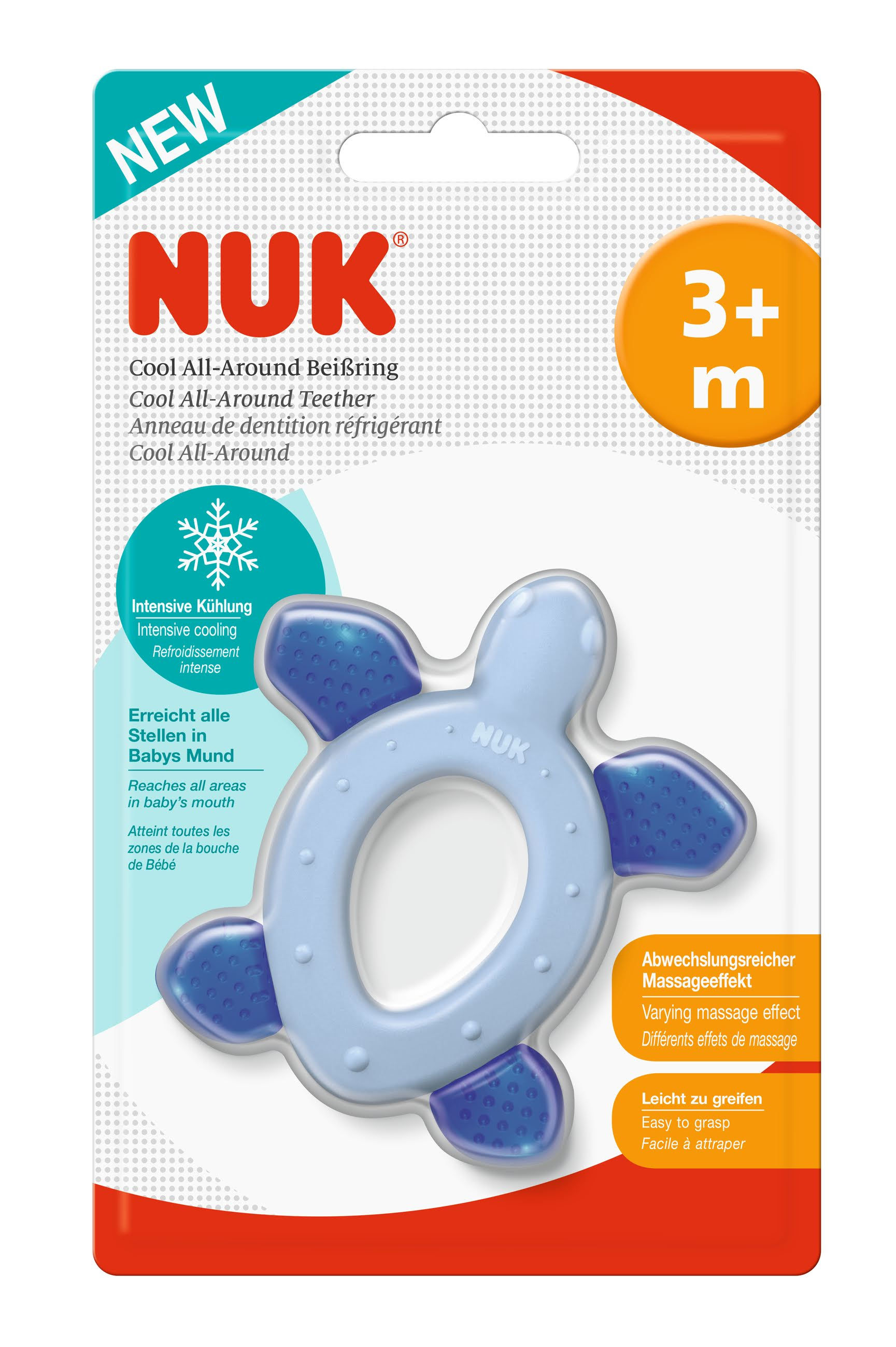 Nuk Cool All-Around Teether With Cooling Elements, Age 3M+