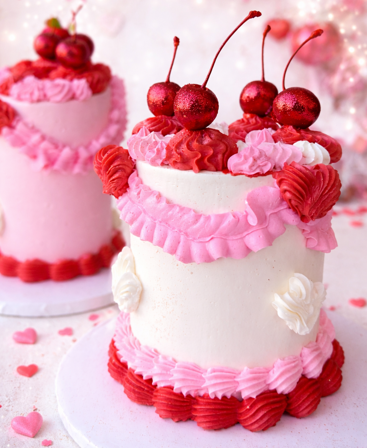Valentines Day Themed 6 inch Cake