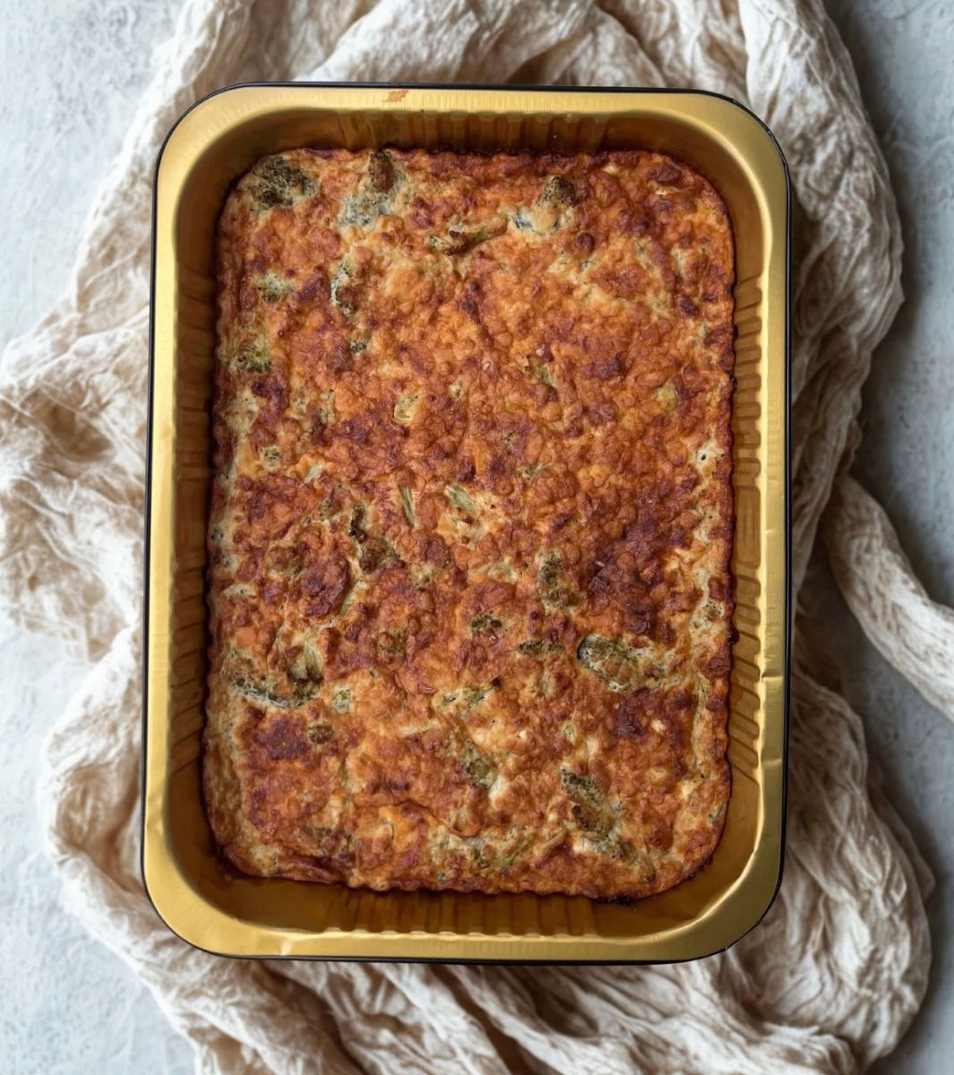 פשטידת ברוקולי וגבינות