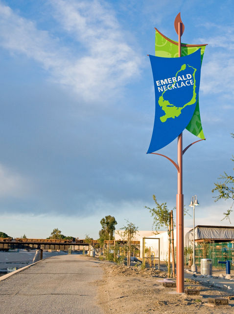 Flag Pole Sign