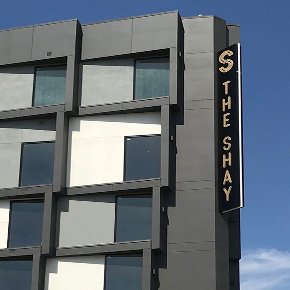 Building Illuminated Blade Sign