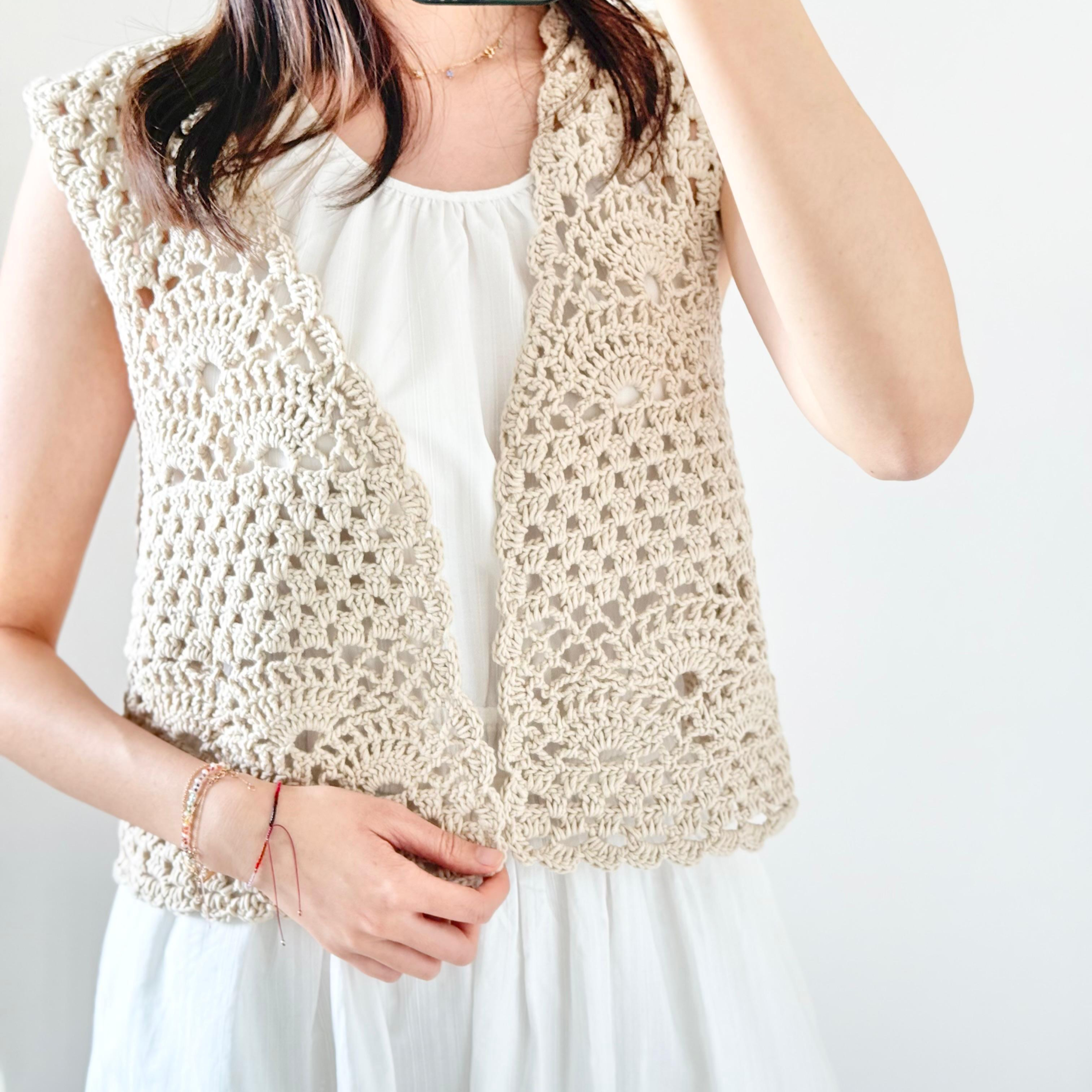 Crochet Lace Vest