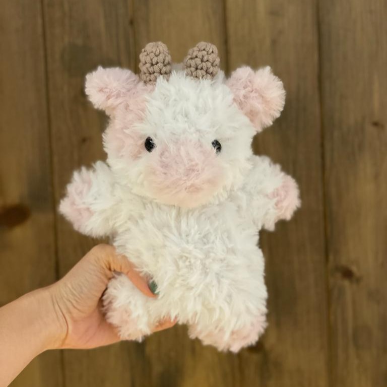 Crochet Strawberry Cow