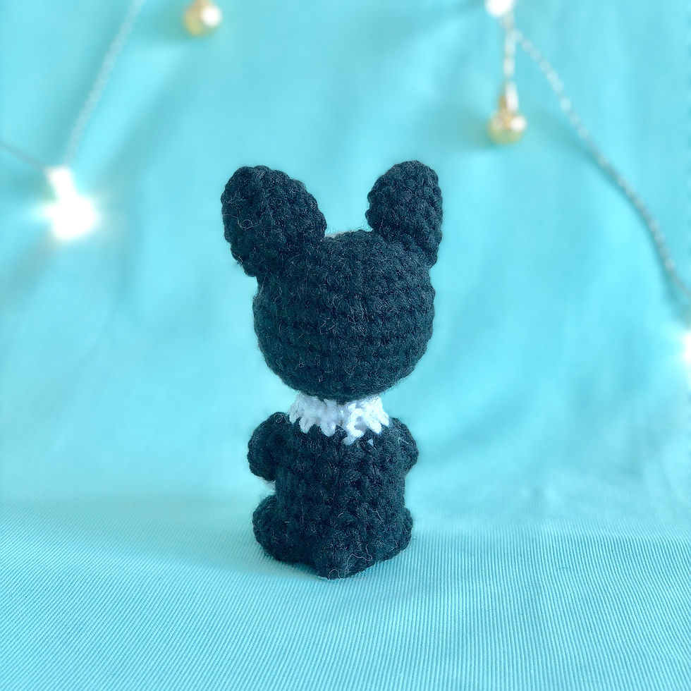 Thumbnail: Crochet Boston Terrier Puppy