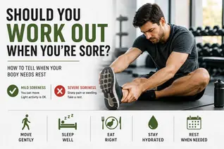 Should You Work Out When You’re Sore? How to Tell When Your Body Needs Rest