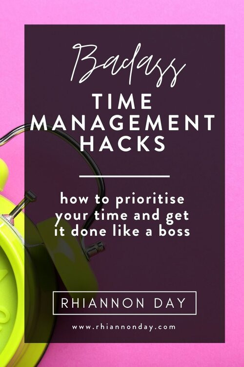 If you’ve ever struggled with time management and prioritizing you know how frustrating it can be to struggle with a to do list and getting things done, especially if you are a new entrepreneur. These time management hacks are guaranteed to make it easier to manage your time effectively and get things done! I wish I’d known about them years ago. #timemanagement #prioritization #planning #planyourday #getorganized