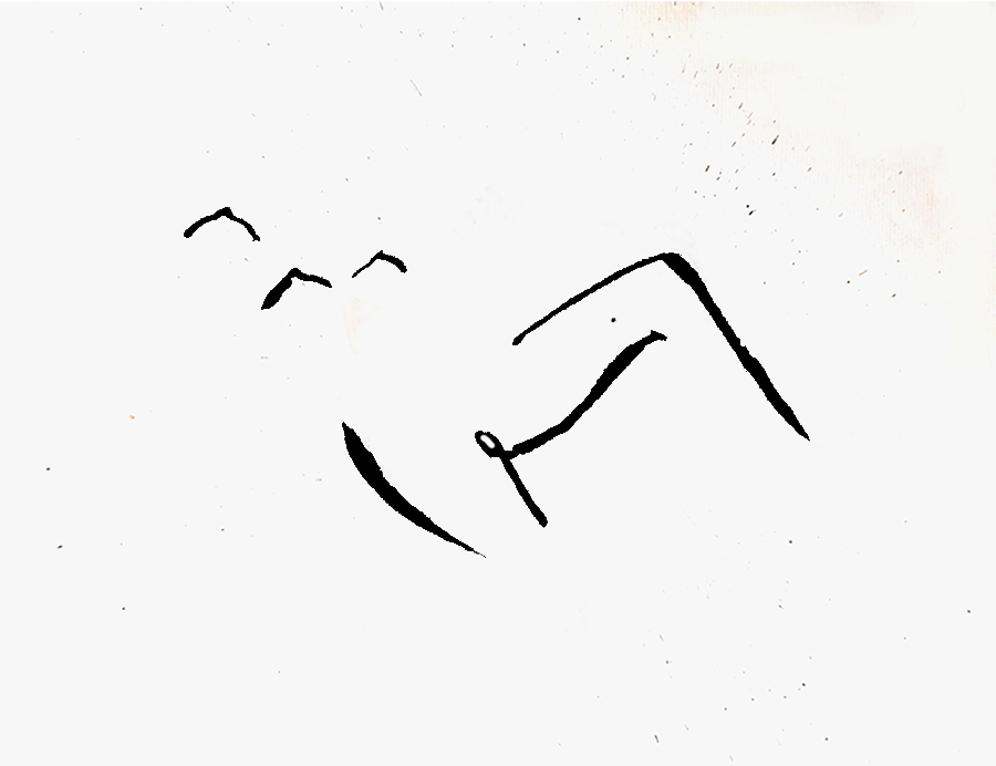 Étude pour Anecdote, 2017