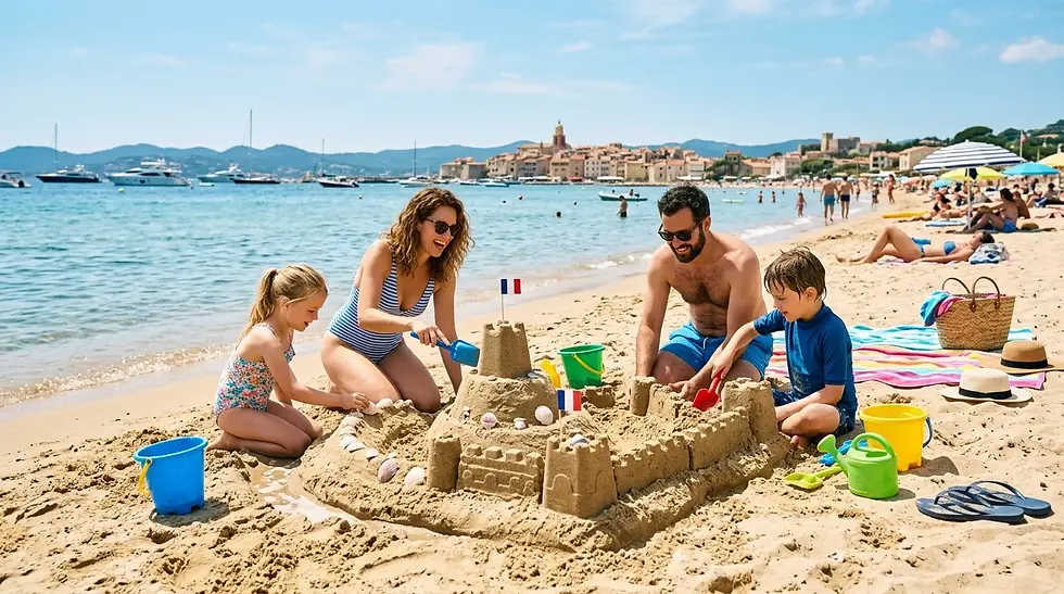 Saint-Tropez en famille : plages calmes, activités et sorties avec enfants