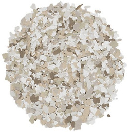 Polymer floor color Trailmix flakes