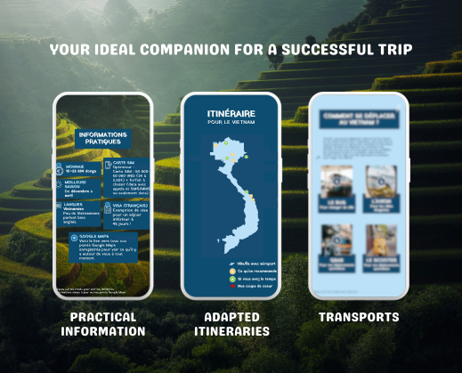 Destinations and itineraries in Vietnam