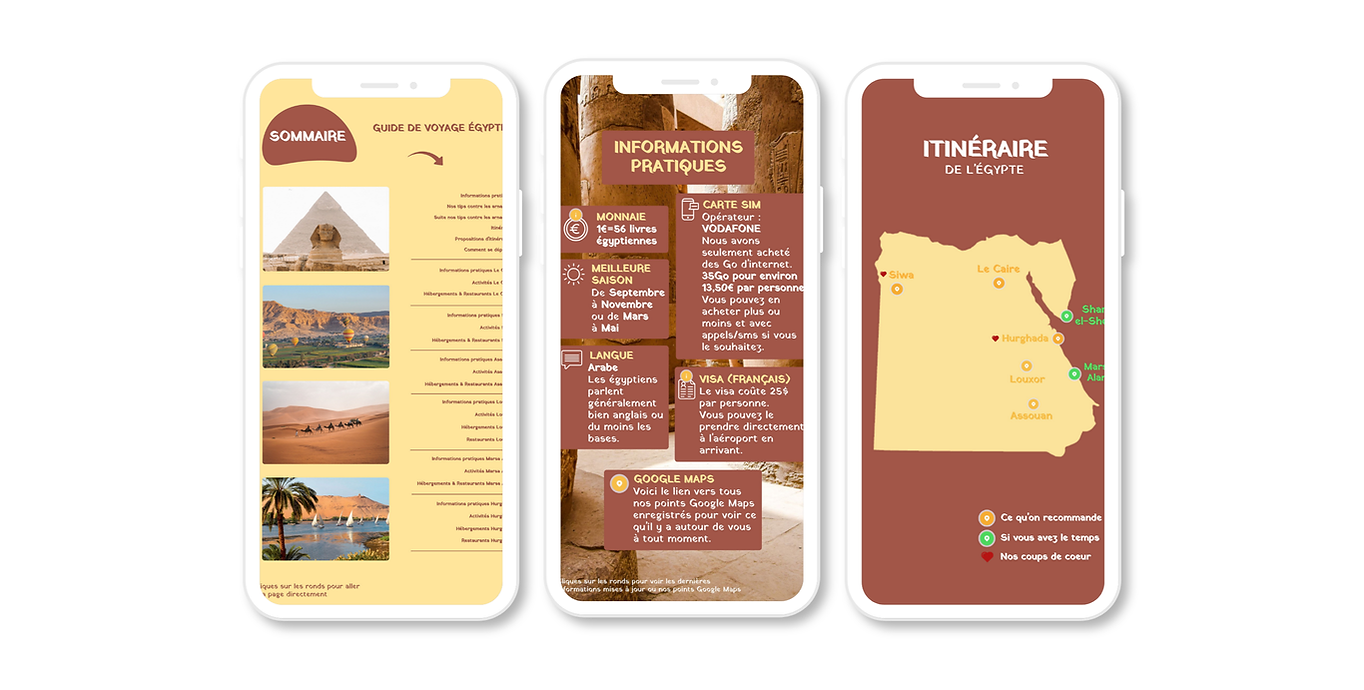 Aperçu Guide Égypte